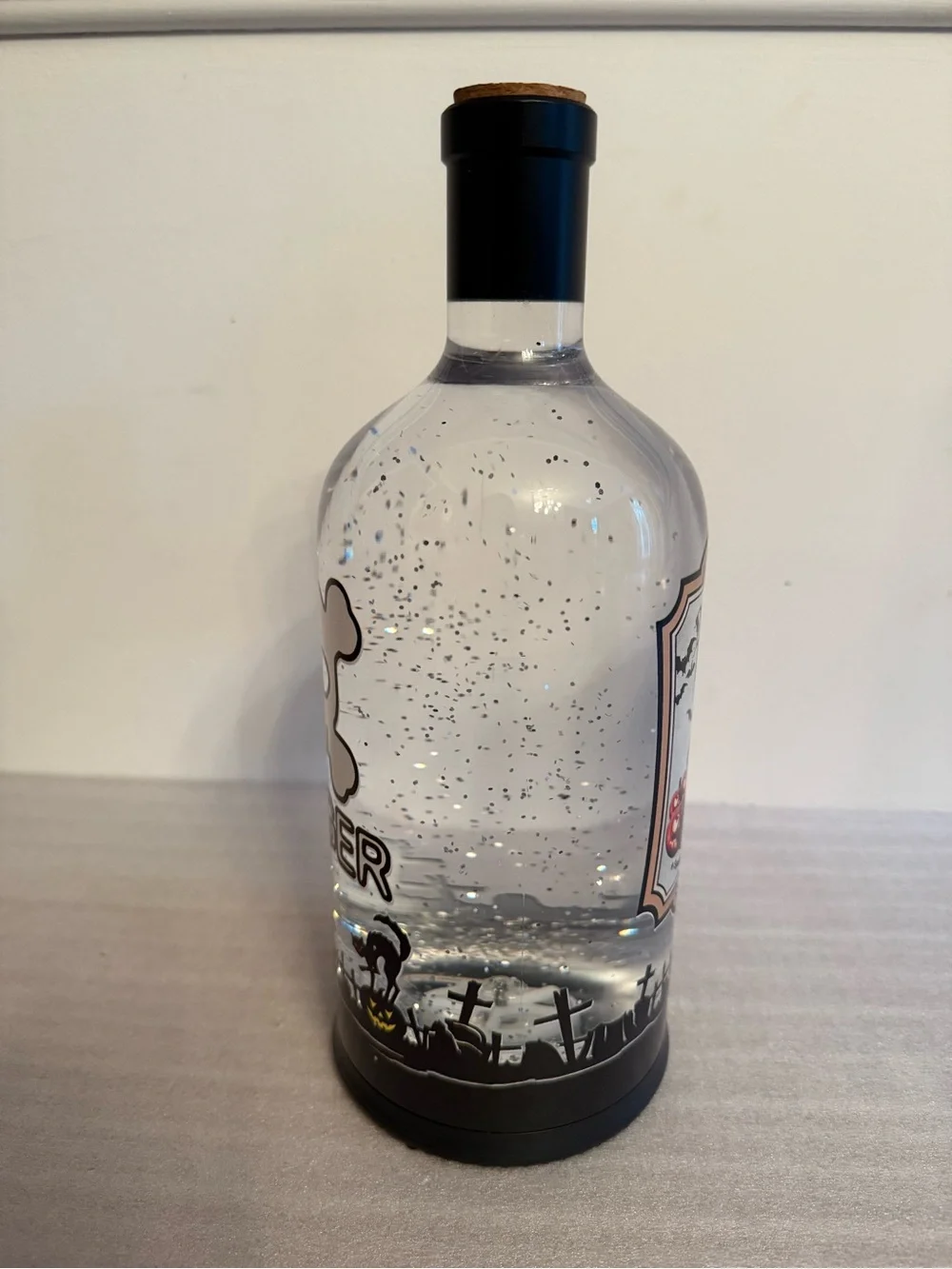 Halloween Glitter Motion Poison Bottle Cracker Barrel Exclusive